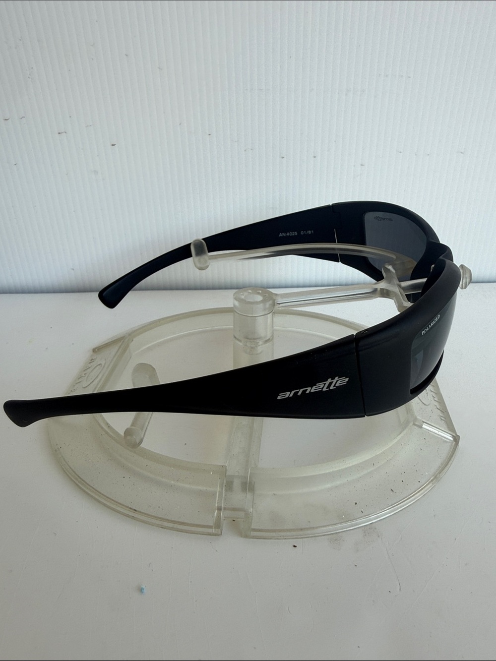 Y2K Arnette AN 4025 RAGE Polarized Sunglasses Matte Black Gray Polarized - Picture 4 of 6